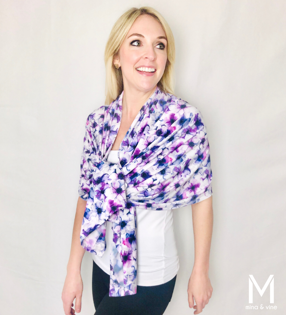 Freespirited Floral Multi-Way Smart Scarf