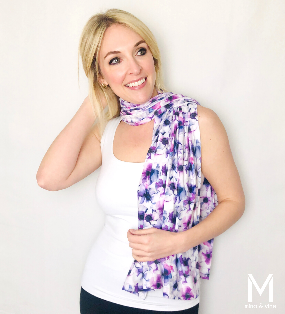 Freespirited Floral Multi-Way Smart Scarf