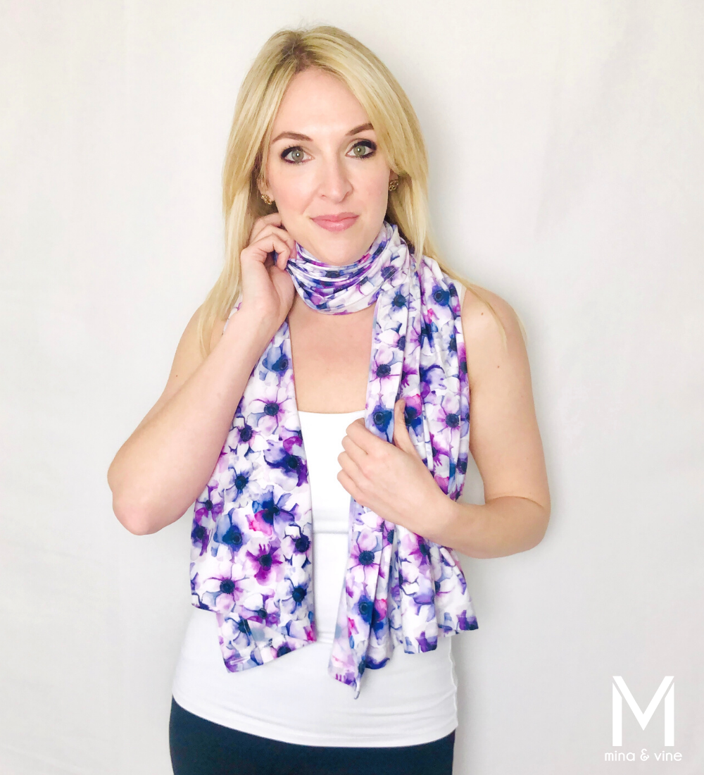 Freespirited Floral Multi-Way Smart Scarf