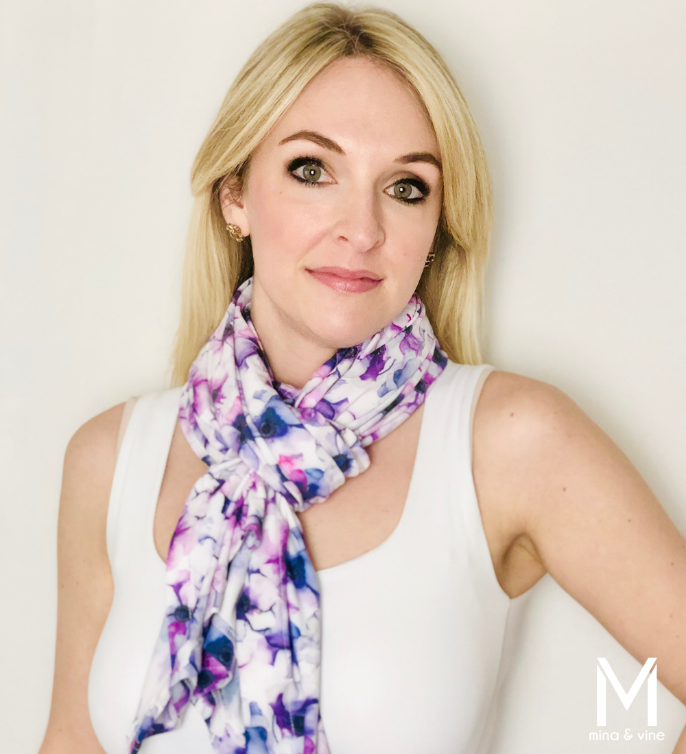 Freespirited Floral Multi-Way Smart Scarf