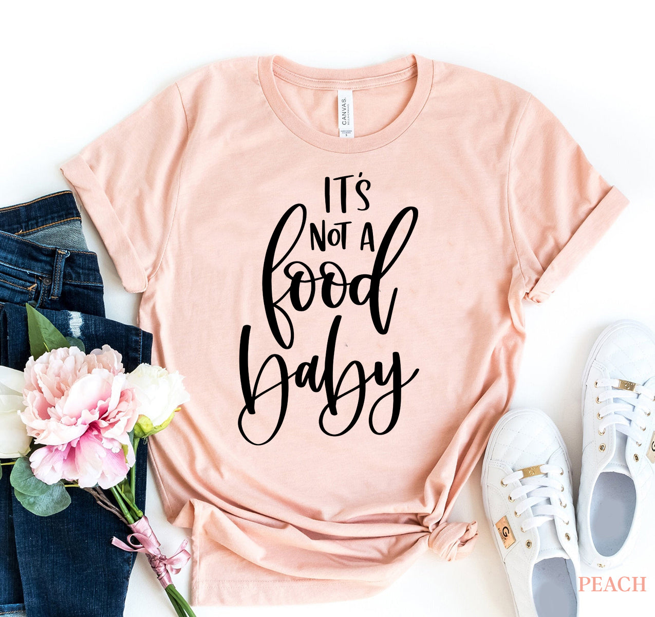 It's not a food baby T-shirt