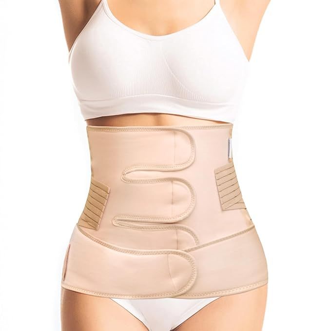 AuFlex Maternity Belt After Delivery C Section 2-In-1 Abdominal Belt